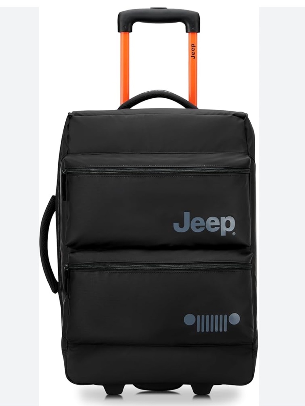 Jeep Black Carry-On with Orange Telescopic Handle - Picture 6 of 16